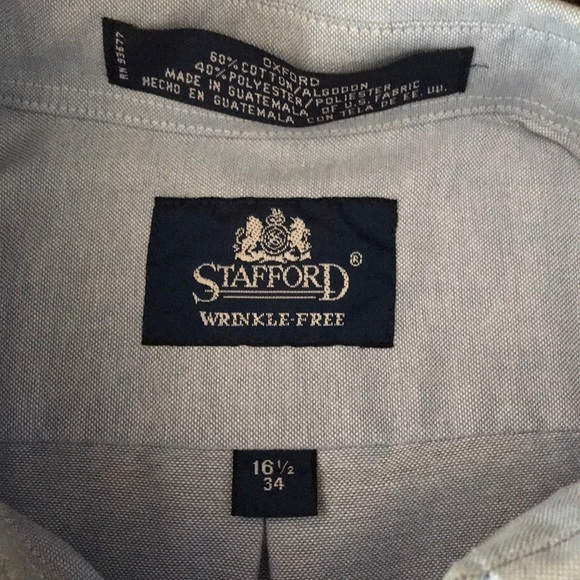Stafford wrinkle free button down - Picture 2 of 3